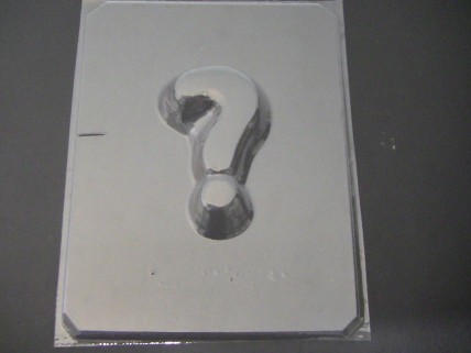 8010 Question Mark Large Chocolate or Hard Candy Mold